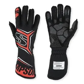 Simpson Safety 090127464960 Glove Magnata X-large Black / Red Sfi 3.5/5 Mgxr