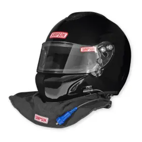 7890022 Simpson Safety Racing Desert Devil 3.0 Helmet Black Med