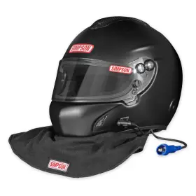 7890058 Simpson Safety Racing Desert Devil 3.0 Helmet Matte Black Xxl
