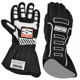 Sim21300mk-o Simpson Safety Competitor Glove Medium Black Outer Seam 21300mk-o