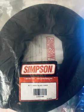 Sim23022bk Simpson Safety 23022bk Neck Collar Sfi Black High Performance Racing Parts