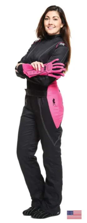 V2p2301 Simpson Racing Vixen Ii Ladies Large Black/pink