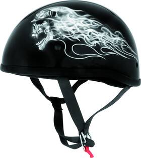 Skid Lid 646926 Skl Original Biker Skull Helmet
