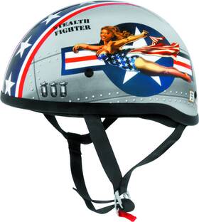 Skid Lid 646950 Skl Original Bomber Pinup Helmet