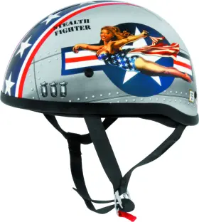 646950 Skid Lid Skl Original Bomber Pinup Helmet
