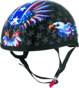 646988 Skid Lid Skl Original Us Flame Fits Eagle Helmet
