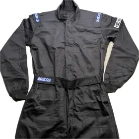 001051d4xlnr Sparco Racing Suit Men S Size Xl Black Quilted Full Body Sfi Certified 3-2a/1 001051d4xlnr Sparco Racing Suit Men S Size Xl Black Quilted Full Body Sfi Certified 3-2a/1