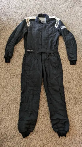 001128254nrbi Sparco Conquest Sfi 5 Race Suit Size 54