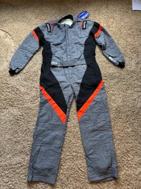 001138hb64gnar Sparco 001138hb64 Victory 2.0 Race Suit Grey-black Fia S. 64 - Brand New 001138hb64gnar Sparco 001138hb64 Victory 2.0 Race Suit Grey-black Fia S. 64 - Brand New