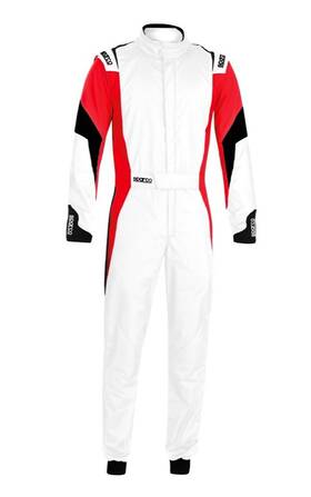 Sparco 001144b56brnr Driving Suit Competition 1-piece Large White Red