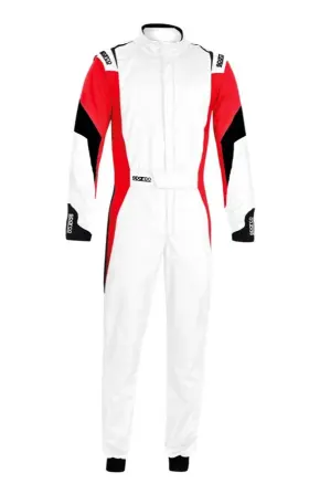 001144b56brnr Sparco Driving Suit Competition 1-piece Large White Red