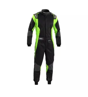 00115548nrvf Sparco Futura Racing Suit - Size 54 Green/black