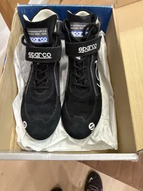 00120944nr Sparco Racing Boot Tag 44 10.5 /11 Brand New In Box 75 12 Shipping