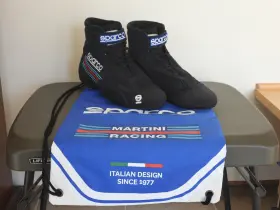 00128747mrbm Sparco Martini Racing Top Series Shoes Us Size 13