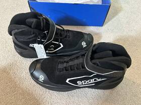 Sparco 0012crew011nr Racing Pit Crew Shoes Size 11 - Black- Brand New With Tags Sfi Rated