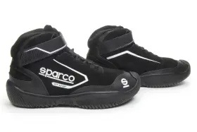 0012ps2013nr Sparco Driving Shoes Mid-top Black Suede Pit Stop 2 Size 13
