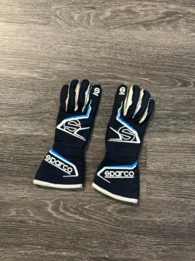 00131407nrrs Sparco Arrow Series Navy Blue/light Nomex Gloves