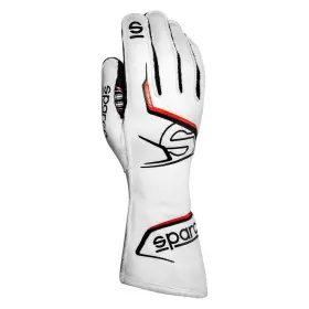 00131410binr Sparco - Arrow Series White/black 10 Flame-retardant Gloves