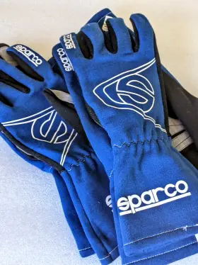 001362xxxx Sparco Pro Racing Gloves Karting Fia Cert Made In Italy Race Land Blue 10 11 12