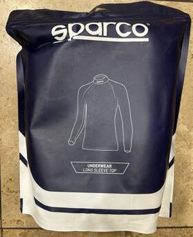Sparco 001782mbi3l Rw-4 Long Sleeves Shirt Top Underwear White Size L Fia Nascar F1 Large