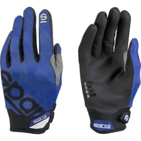 002093az1s Sparco Meca 3 Mechanics Gloves Blue Small 002093az1s Sparco Meca 3 Mechanics Gloves Blue Small