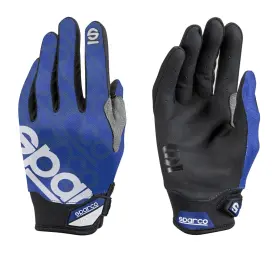 002093az2m Sparco Meca 3 Mechanics Gloves Blue Medium