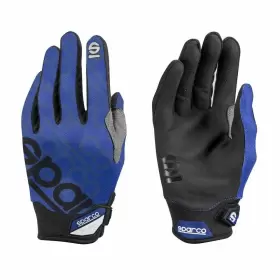 002093az4xl Sparco - Meca 3 Series Pitcrew Gloves Size Xl Blue