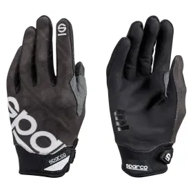 002093nr1s Sparco Meca-3 Mechanics Gloves Pitcrew Race Team Black Small