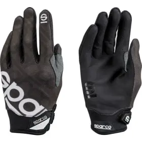 002093nr2m Sparco Meca 3 Mechanics Gloves Black Medium