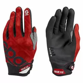 002093rs3l Sparco Meca 3 Mechanics Gloves Red Large