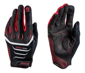 002094nrrs10 Sparco Gaming Gloves Hypergrip Black/red Size 10