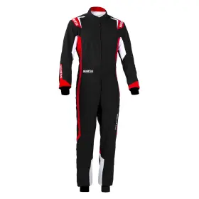 002342nrrs150 Sparco Thunder Kid Series Black/red 150 Kart Racing Suit
