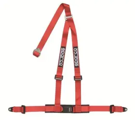 Spa04608bv1rs Sparco 04608bv1rs Belt 2in Red 3pt Blt-in -