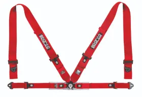 Spa04716m1rs Sparco 04716m1rs Belt 4pt 3in/2in Competition Harness - Red