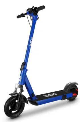 099107proaz Sparco Max S2 Electric Scooter Blue 28 Mile Range