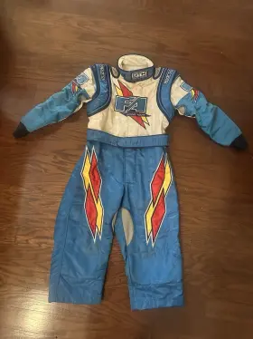 120-fa Sparco Genuine Fa Kart Racing Suit Karting Size 120 Smallest Made Alonso Cadet