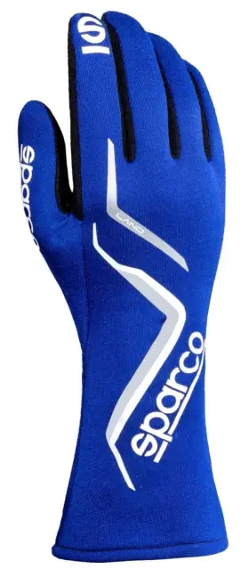 136310eb Sparco Land Racing Gloves Fia Approved Sfi Medium Blue Pair