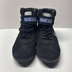 Sparco 16091 Black Suede Driving Racing Shoes Mens Size 11