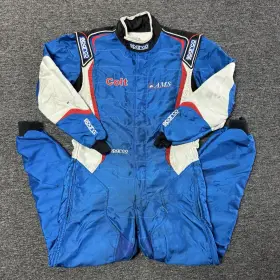 Sparco 2013/006 Vintage Blue Kart Racing Suit Cik-fia Level 2 X-light - Size 52