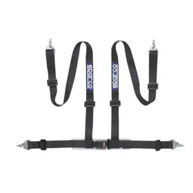 Spa04604bm1nr Sparco Belt 2 Inch Black 4pt Snap-in -