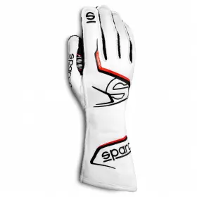 Tlx-spa00255710binr-cl360a70 Sparco Gloves Arrow Kart 10 White/black Tlx-spa00255710binr-cl360a70 Sparco Gloves Arrow Kart 10 White/black