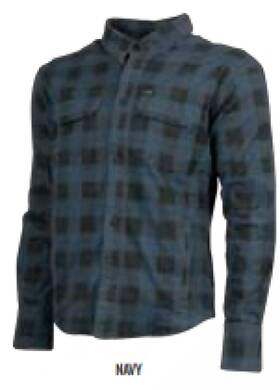 Speed And Strength 887337419626 True Grit Armored Motoshirt Navy/black - 3xl