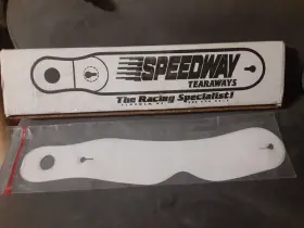 910-74856c Speedway Tearaways Tear Offs For Simpson Bandit Ii Racing Helmet Partial Box