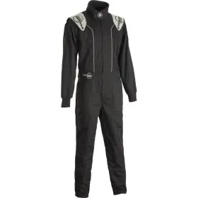 7219-gry-m Speedway Motors Double-layer Sfi-5 One-piece Racing Suit Grey Medium