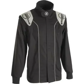 7223-blk-xl Speedway Motors Double-layer Sfi-5 Racing Suit Jacket Black Xl