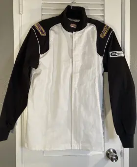 9102505 Speedway Motors Racing Suit Jacket Fire Resistant Single Layer Sfi-1 Rated Size Medium