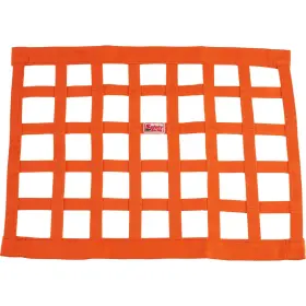 91070-ora Speedway Motors Safety Racing 18 X 24 Orange Ribbon Style Window Net-nylon/polyester