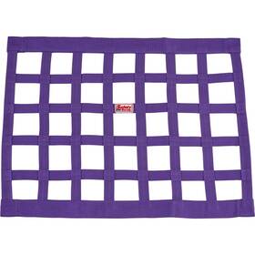 Speedway Motors 91070-prp Safety Racing 18 X 24 Purple Ribbon Style Window Net-nylon/polyester