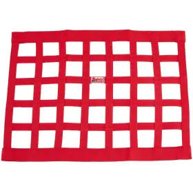 91070-red Speedway Motors Safety Racing 18 X 24 Red Ribbon Style Window Net Nylon/polyester