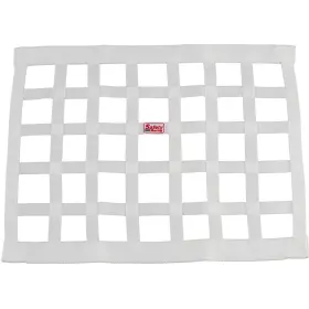 91070-wht Speedway Motors Safety Racing 18 X 24 White Ribbon Style Window Net Nylon/polyester